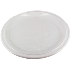 Assiette Plastique à Pizza PS Blanche 280mm 