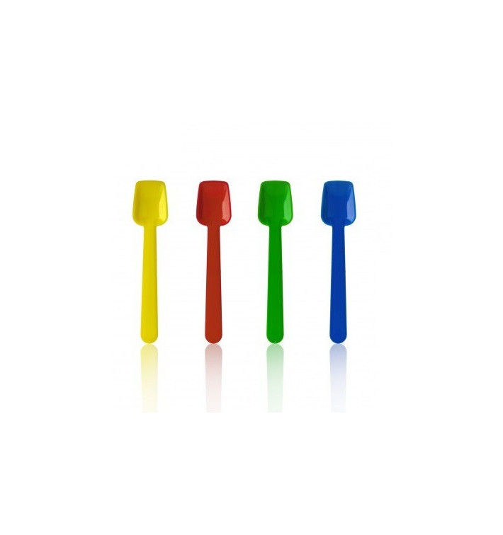 Petite cuillère à glace Plastique 90mm Petite cuillère à glace Plastique 90mm