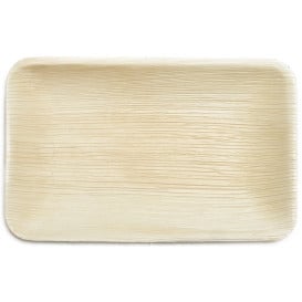 Plateau rectangulaire Feuilles Palmier 23x16x2cm
