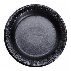 Assiette Thermique FOAM "Quiet Classic" Stratifié Noir Ø180mm 