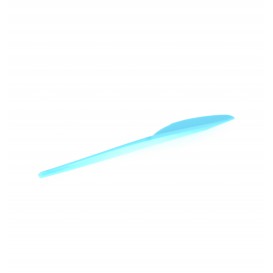 Couteau Plastique Bleu de 165mm (15 Unités)