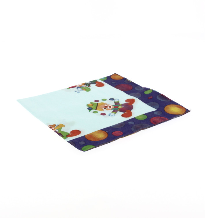 Serviette papier 33x33 Clown Serviette papier 33x33 Clown