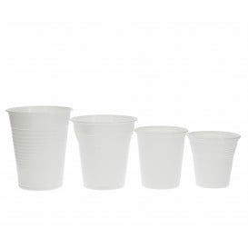 Gobelet Plastique Blanc 200ml (100 Unités)
