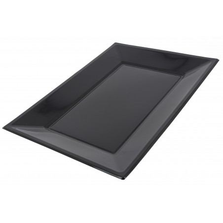 Plateau Plastique Noir rectang. 330x 225mm (180 Unités)