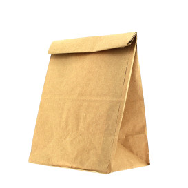 Sac en papier KRAFT sans anses 15+9x28cm (1000 Unités)