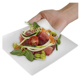 Assiette Wasara Biodégradable Kaku XL 246x246x60 mm (50 Utés)