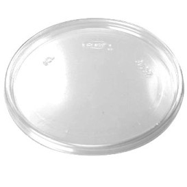 Couvercle Plat Plastique Transparent Ø11cm 