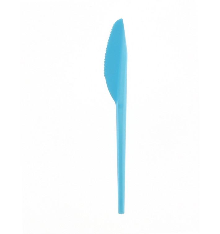 Couteau Plastique Bleu de 165mm Couteau Plastique Bleu de 165mm