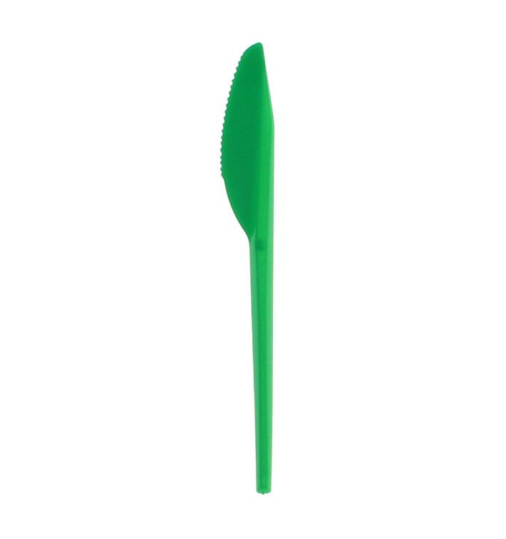 Couteau Plastique Vert de 165mm Couteau Plastique Vert de 165mm