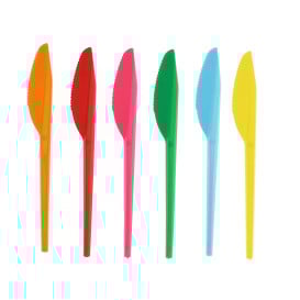 Couteau Plastique Jaune de 165mm (900 Unités)