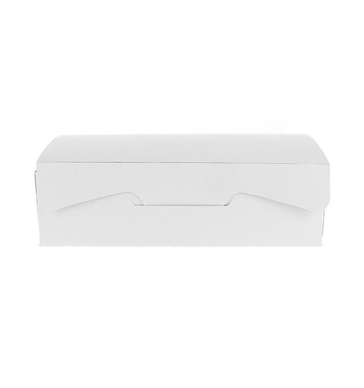 Boîte pâtissière 17,5x11,5x4,7cm 250g Blanc (20 Unités) Boîte pâtissière 17,5x11,5x4,7cm 250g Blanc (20 Unités)