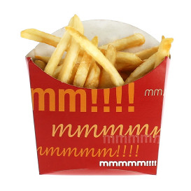Etuis à Frites Moyen 8,2x3,5x12,5cm (25 Utés)