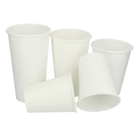 Gobelet Carton Blanc 12Oz/385ml Ø9,0cm (50 Unités)