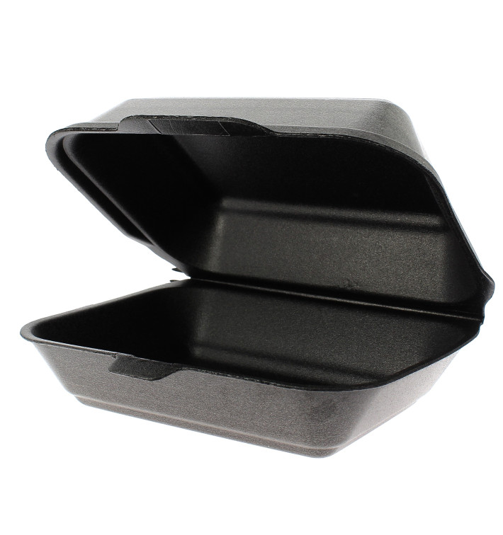 Boîte en FOAM LunchBOX Noir 185x155x70mm Boîte en FOAM LunchBOX Noir 185x155x70mm