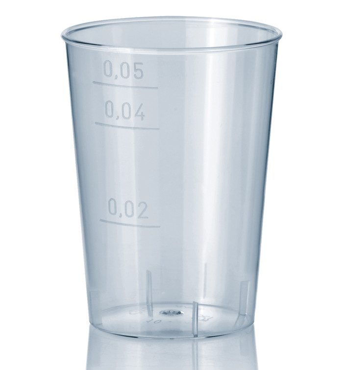 Verre Plastique Dur Transparent PS 50ml (40 Unités) Verre Plastique Dur Transparent PS 50ml (40 Unités)