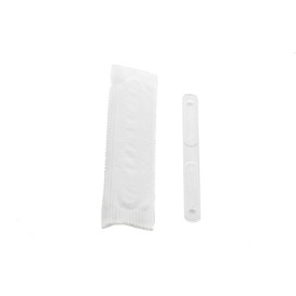 Spatule en Sachet Individuel 105mm Transp. (50 Utés)