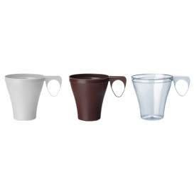 Tasse Plastique Dur Transparent 80ml (40 Unités)