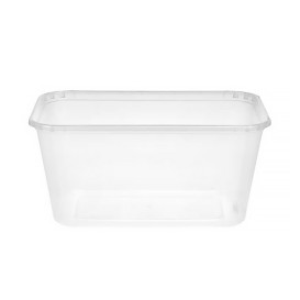 Barquette Plastique Transparent 1000ml (500 Utés)