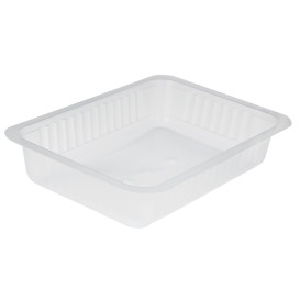 Boite plastique rectangle 1200 ml avec couvercle - Pots - topflacon