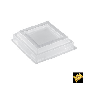 Couvercle Verrine Vague PET 100ml (25 Utés)