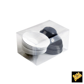 Verrine Dégustation "Sodo" noir et blanc 50 ml (20 Utés)