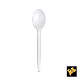 Cuillère Plastique Next Blanc 165mm (100 Unités)