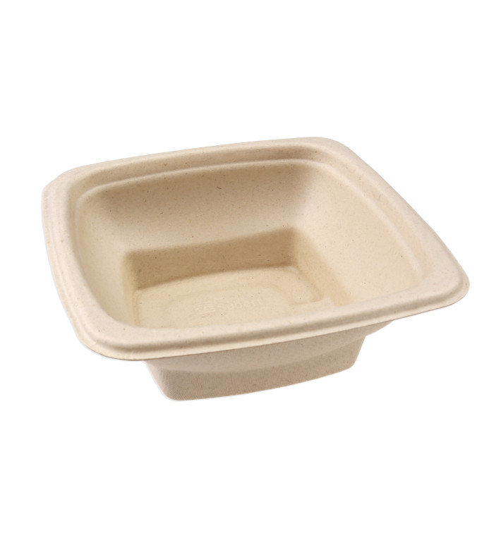 Bol Canne à Sucre 500ml 150x150x40mm Bol Canne à Sucre 500ml 150x150x40mm