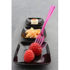 Fourchette Plastique Premium Framboise 190mm (10 Unités)