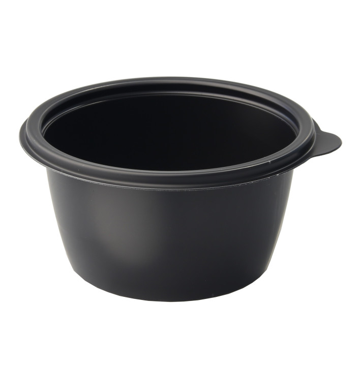 Pot en Plastique PP Noir 500cc Ø13cm Pot en Plastique PP Noir 500cc Ø13cm