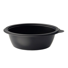 Pot en Plastique PP Noir 375cc Ø13cm 