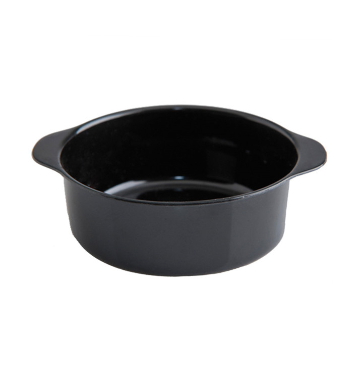 Verrine Cocotte Noir avec Poignees 52ml Verrine Cocotte Noir avec Poignees 52ml