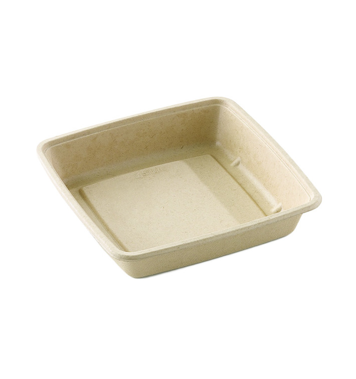 Boîte Canne à Sucre 1400ml 230x230x40mm Boîte Canne à Sucre 1400ml 230x230x40mm