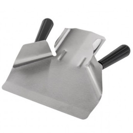 Pelle à Frites 2 Poignées Inox Argent 20x22,5x5 cm (1 Uté)  