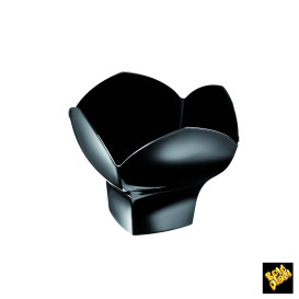 Verrine Dégustation Plastique Noir 100ml (500 Utés)