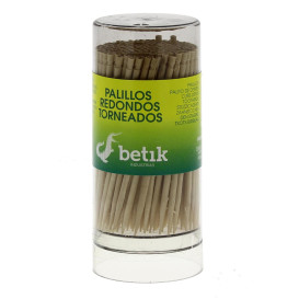 Cure-dents en Bois Rond Tournage 65mm