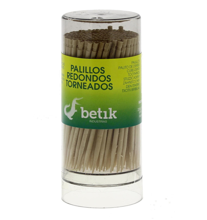 Cure-dents en Bois Rond Tournage 65mm Cure-dents en Bois Rond Tournage 65mm