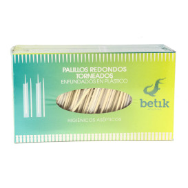 Cure-dents en Bois en Sachet Film 65mm 