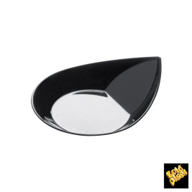 Assiette Dégustation "Smart" Noir 8,6x7,1 cm (50 Utés)