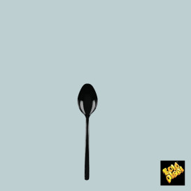 Cuillère Dégustation Mini Spoon Noir 100 mm (1500 Utés)