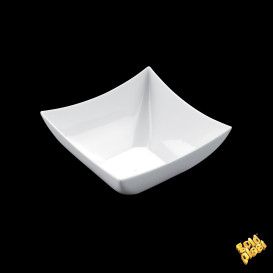 Verrine Dégustation "Square" Blanc 90 ml (25 Utés)