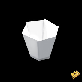 Verrine Dégustation "Gardenia" Blanc 100 ml (25 Utés)