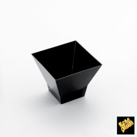 Verrine Dégustation "Pagode" Noir 120ml (25 Utés)