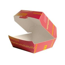 Boîte à Hamburger Carton 12x12x7 cm (25 Unités)