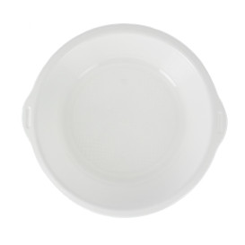 Bol en Plastique PP avec Poignees Blanc Ø18,5cm (600 Utés)