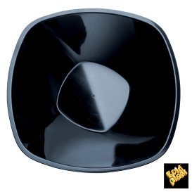 Bol en Plastique PP "Square" Noir 3000ml Ø27,7cm (30 Utés)