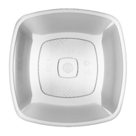Assiette Plastique Réutilisable Plate Transp.  PS 300mm (12 Utés)