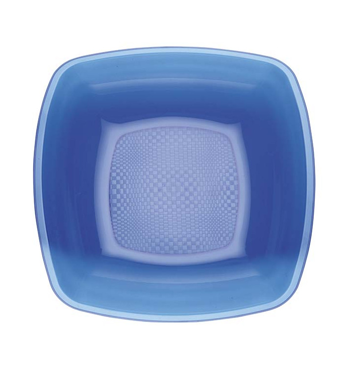 Assiette Plastique Réutilisable Creuse Bleu Transp. PS 180mm (300 Utés) Assiette Plastique Réutilisable Creuse Bleu Transp. PS 180mm (300 Utés)