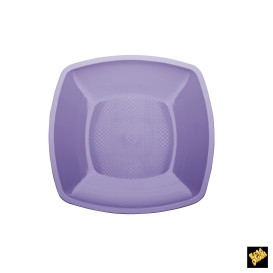 Assiette Plastique Réutilisable Plate Lilas  PP 230mm (25 Utés)