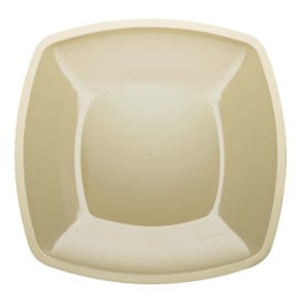 Assiette Plastique Réutilisable Plate Creme  PS 300mm (144 Utés)