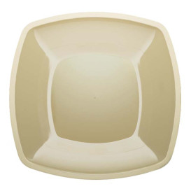 Assiette Plastique Réutilisable Plate Creme  PS 300mm (12 Utés)